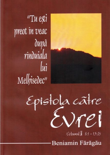 Epistola catre Evrei vol. II