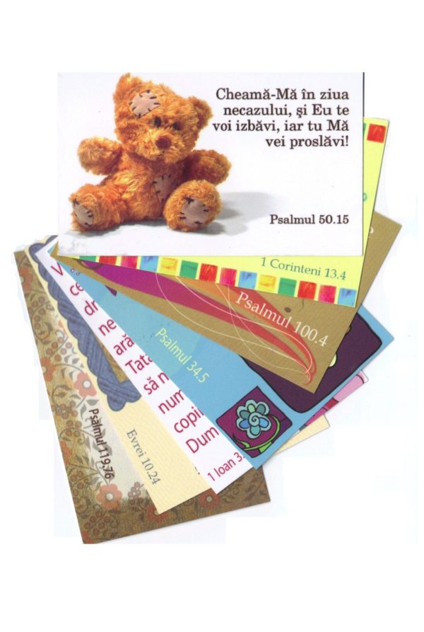 Set 8 carduri cu ursulet