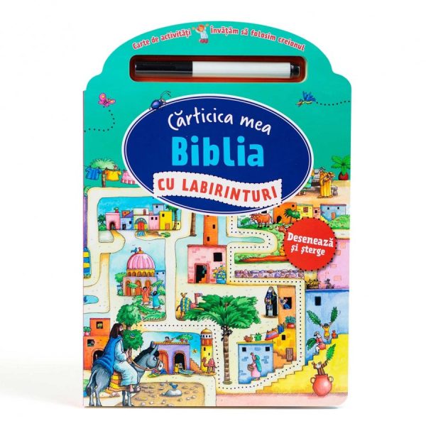 Biblia cu labirinturi - desenează și șterge