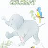 Elefănțelul- Carte de colorat