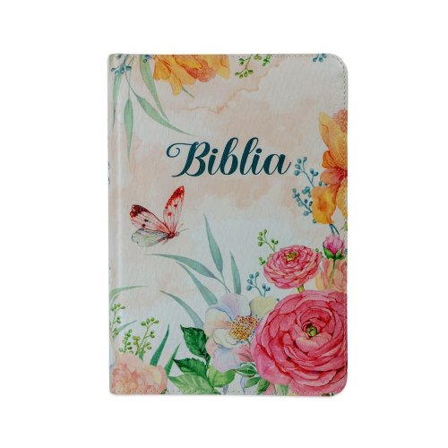 fluturi Biblie medie 056 ZTI roz floral