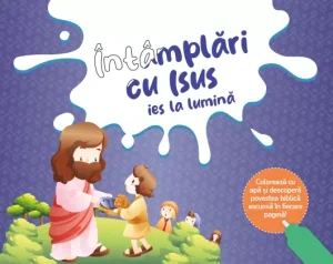 Întâmplări cu Isus ies la lumină - carte de colorat cu apă