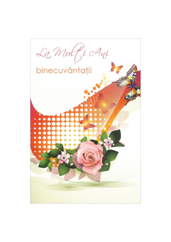 Felicitare - La mulți ani binecuvântați!