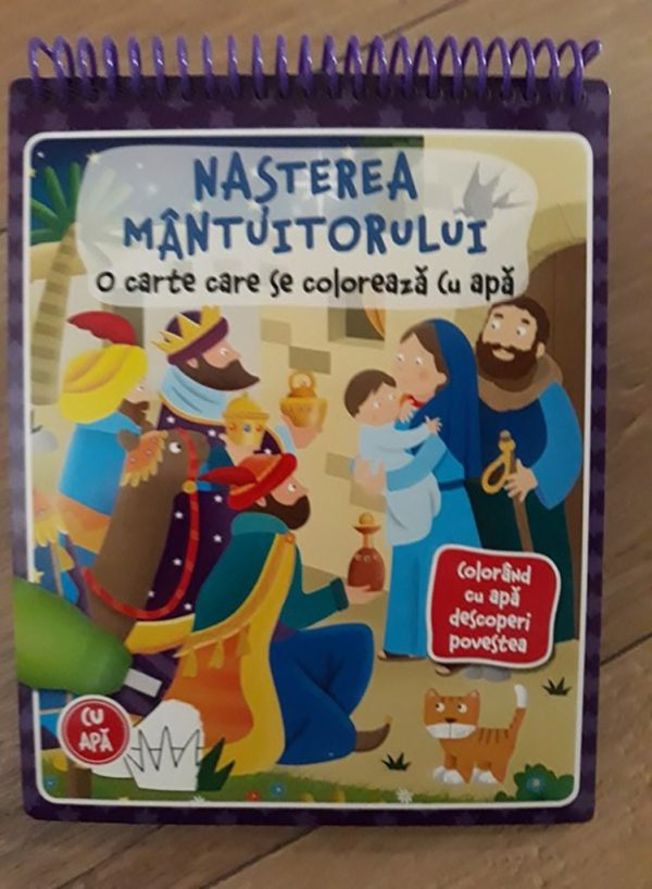 nasterea-mantuitorului_1 Carte de colorat cu apa pentru copii