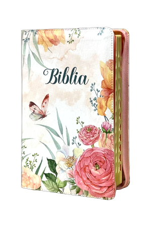 roz-floral Biblia - 076 ZTI - format mare - roz floral