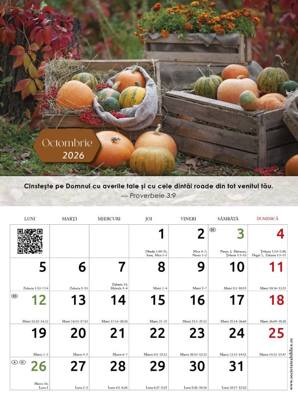 Calendar mare 2026 - A3