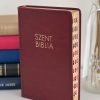 Szent Biblia - Biblie medie maghiară vișinie
