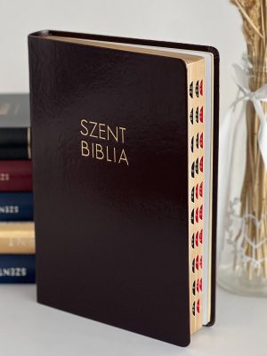 077-maro Szent Biblia - Biblie mare maghiară maro